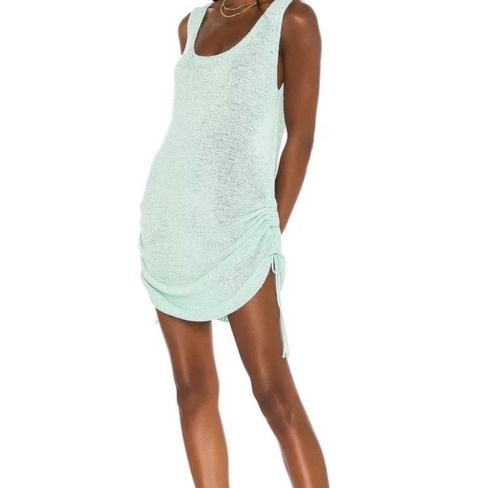 SNDYS Byron Crochet Mini Dress Women's Swim Cover-Up - XS